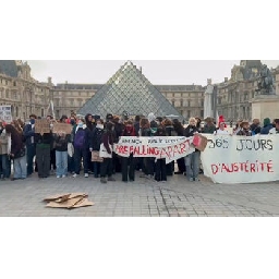 Ученическите-протести-във-Франция-спряха-достъпа-до-Лувъра